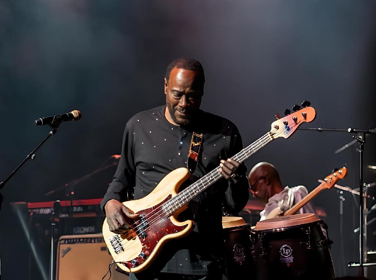 Ronald LaPread (with bass) - via Instagram