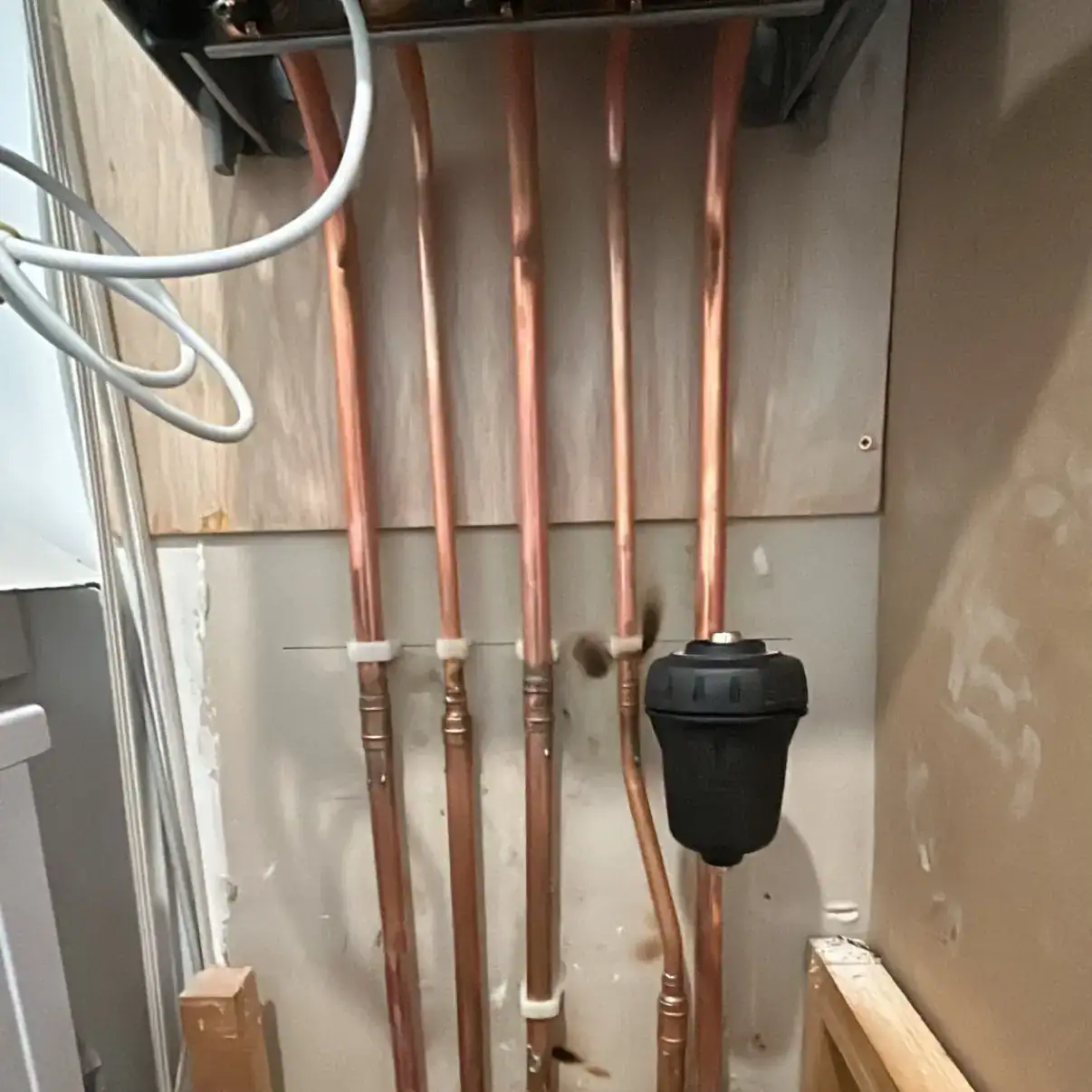Recent boiler installation project carried out by NB Gas & Plumbing.