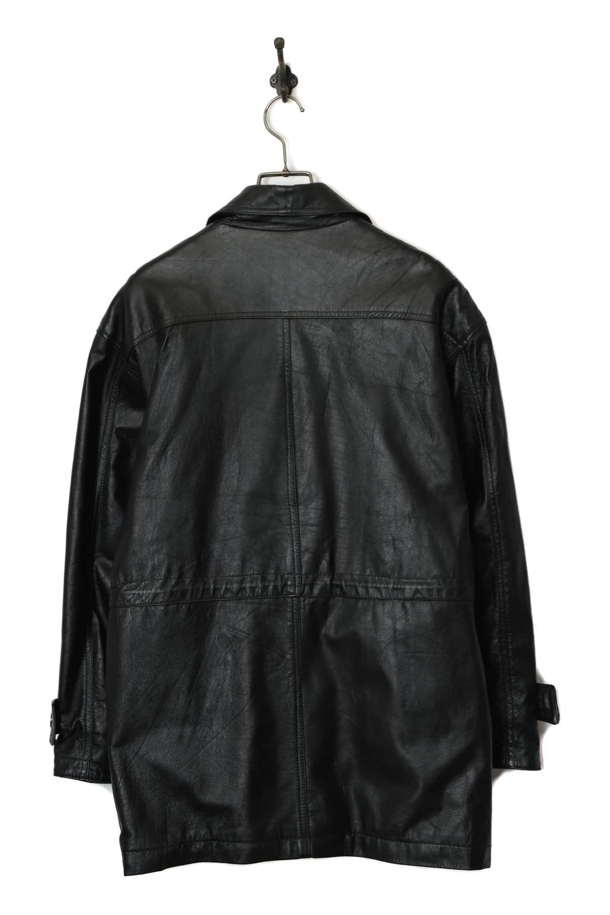 USED POLO CLUB COVERALL LEATHER JACKET/M - 画像 (9)