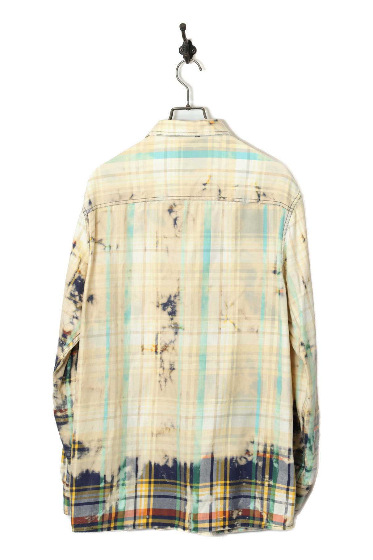 VINTAGE CHECK BLEACHED SHIRT/XL - 画像 (6)