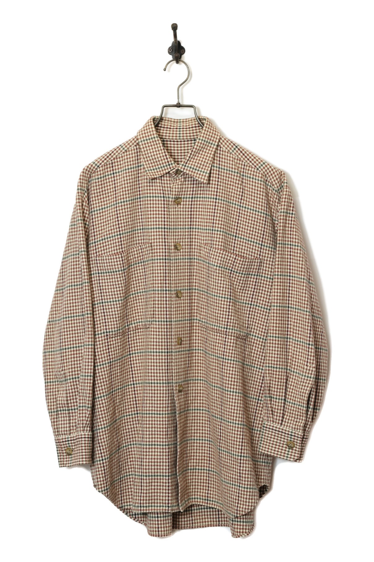 VINTAGE CHECK SHIRT/XL