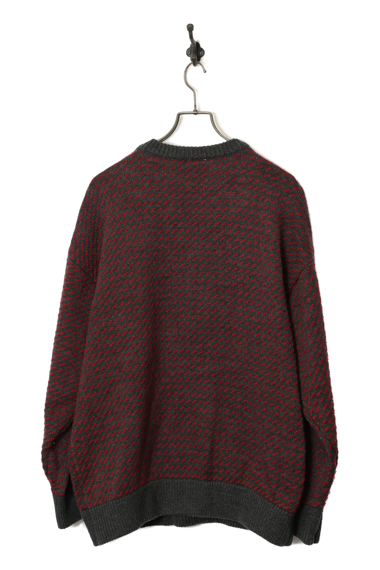 VINTAGE JAQUARD PATTERN SWEATER/XL - 画像 (6)