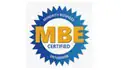 MBE Certified badge representing Minority Business Enterprise certification and diversity recognition