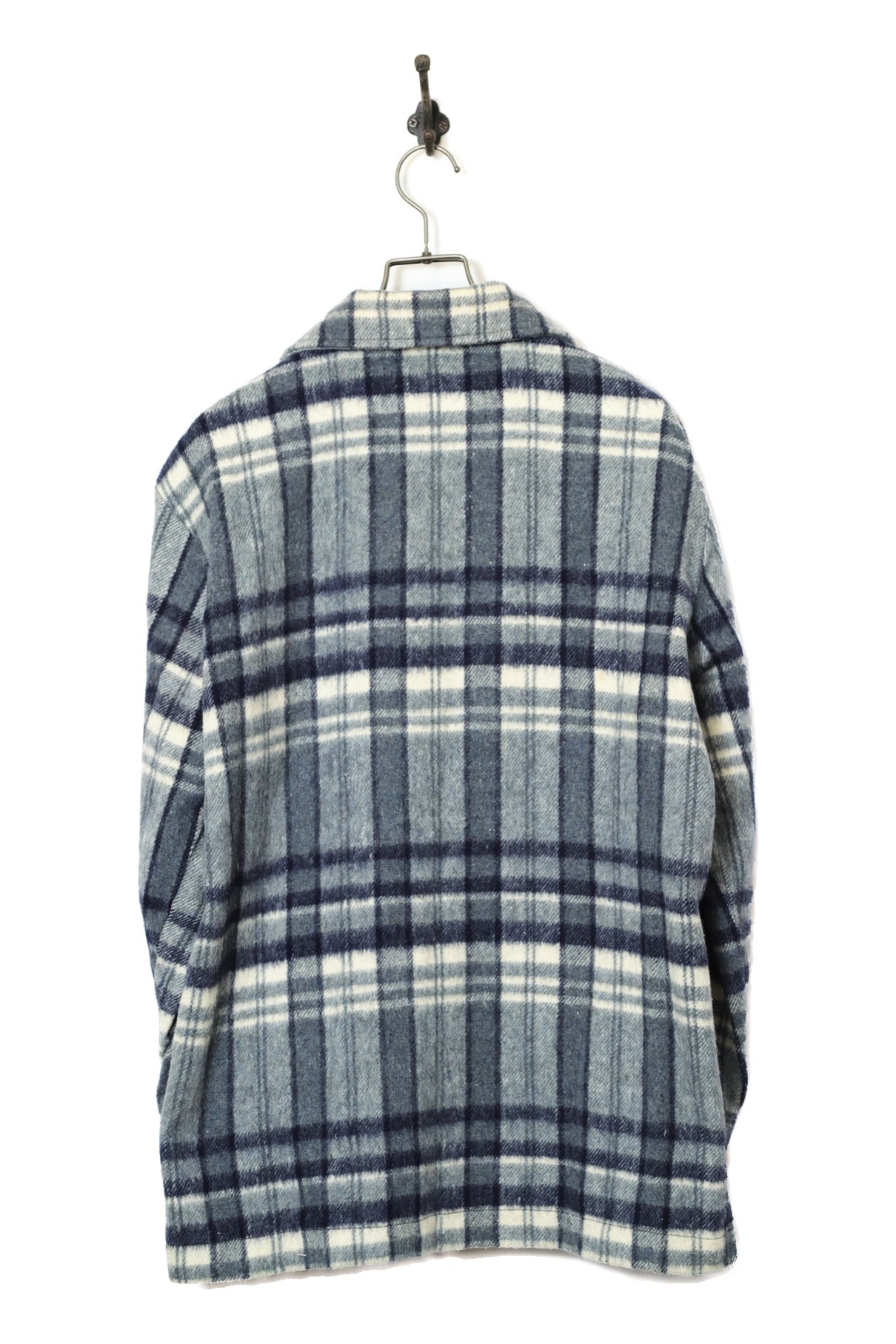 VINTAGE WOOLY CHECK CPO JACKET/L - 画像 (6)