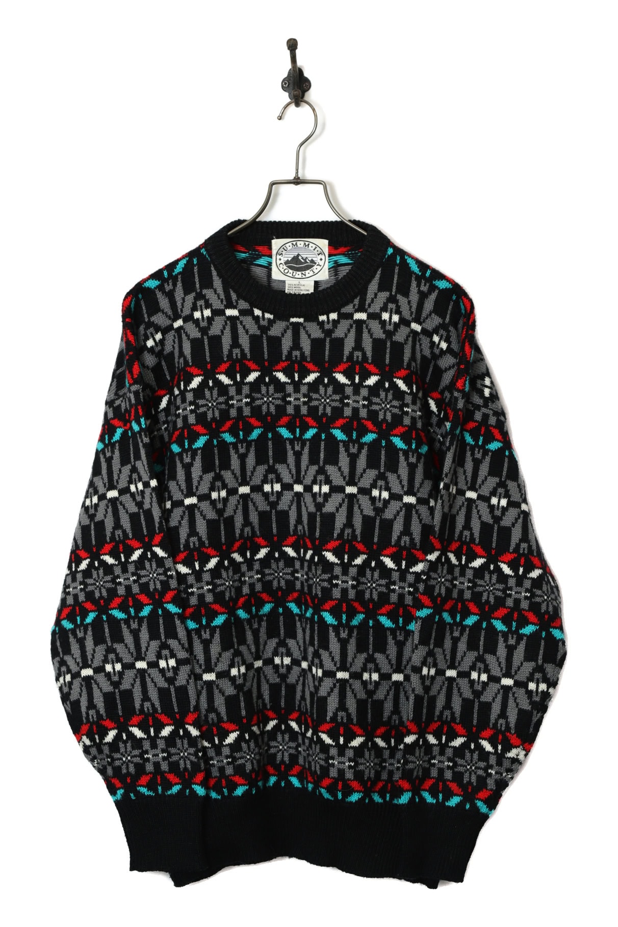 VINTAGE KNITTED SWEATER/L