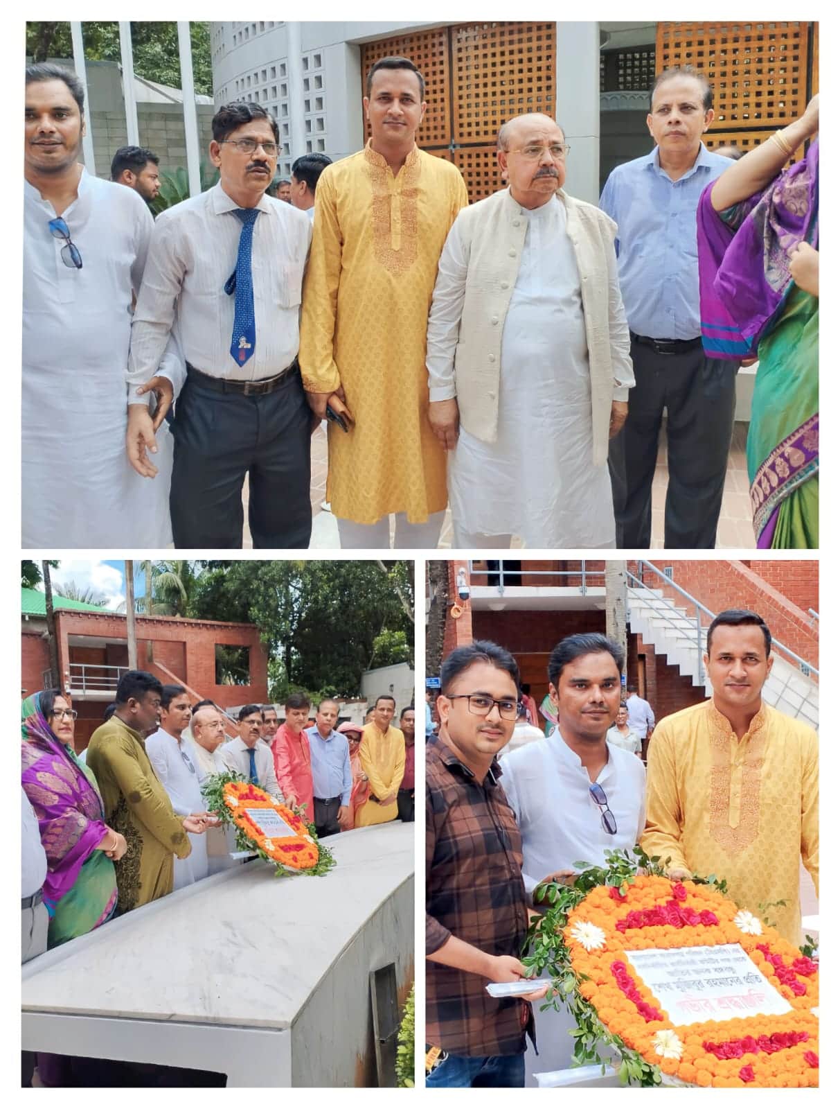 জাতির জনকের সমাধিতে বিএসপির শ্রদ্ধা নিবেদন