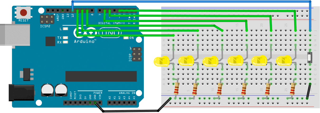 Kronleuchter mit Arduino Schaltplan