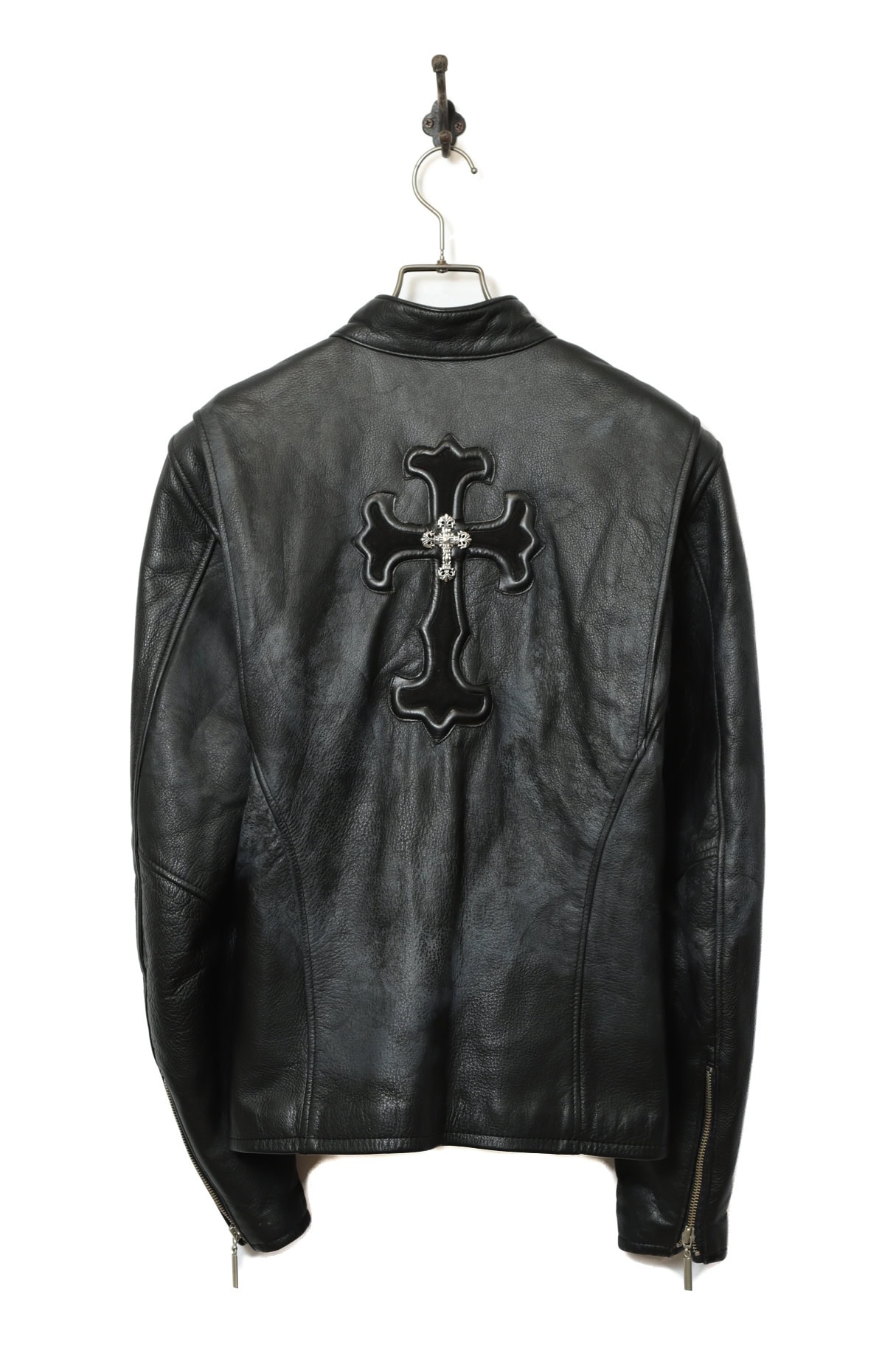 VINTAGE SINGLE LEATHER RIDERS JACKET/M - 画像 (11)