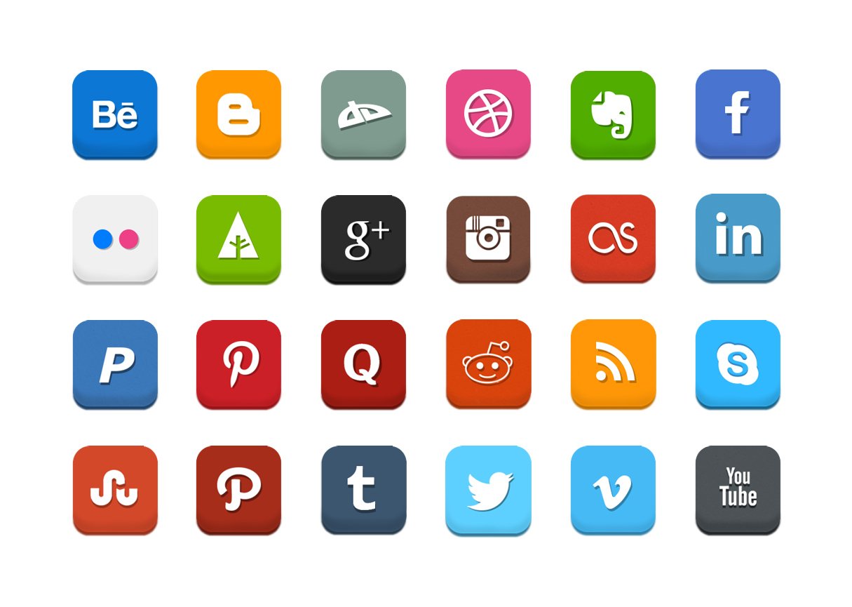 Socail Media Button