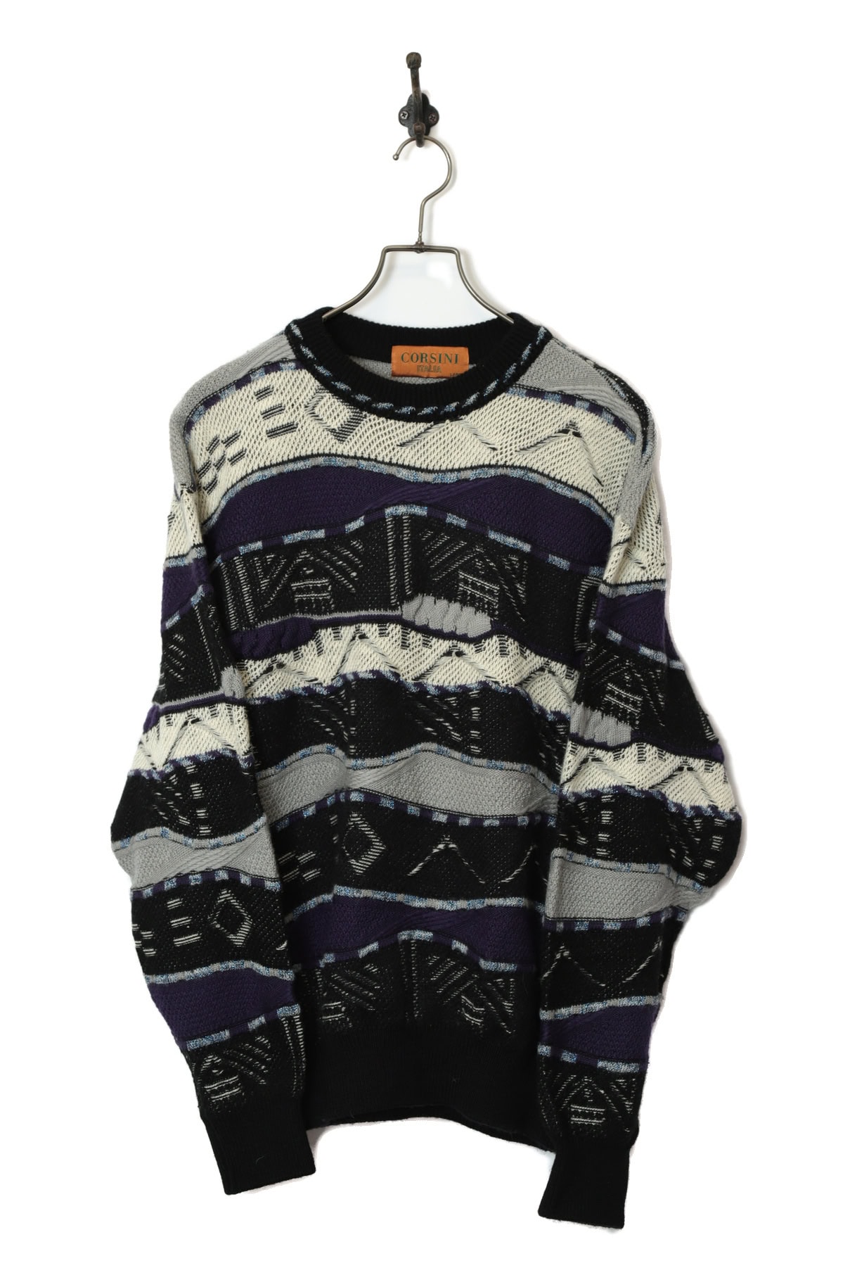 VINTAGE KNITTED SWEATER/L
