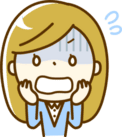 焦る女性