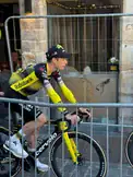 Jonas Vingegaard, l'un des grand favori de la victoire finale a passé une journée tranquille en attendant la montagne. Ph. Antoine Verjeot