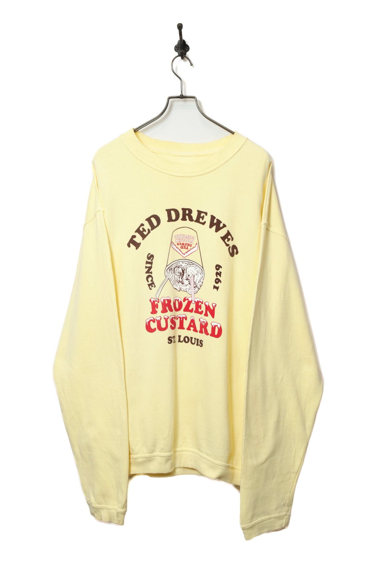 VINTAGE PRINTED SWEAT SHIRT/XL
