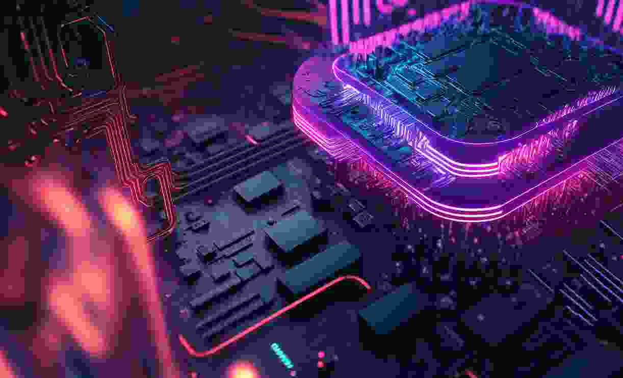 "Blockchain technology for secure, transparent, and decentralized data management and transactions."