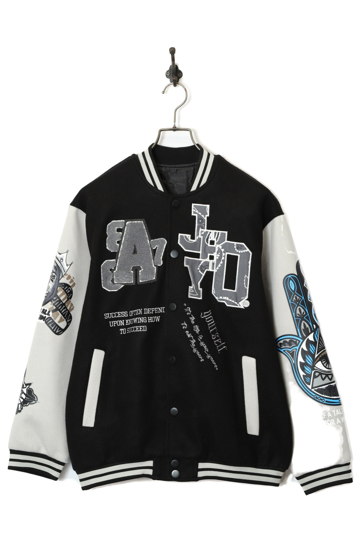 VINTAGE PRINTED STADIUM JACKET/XL