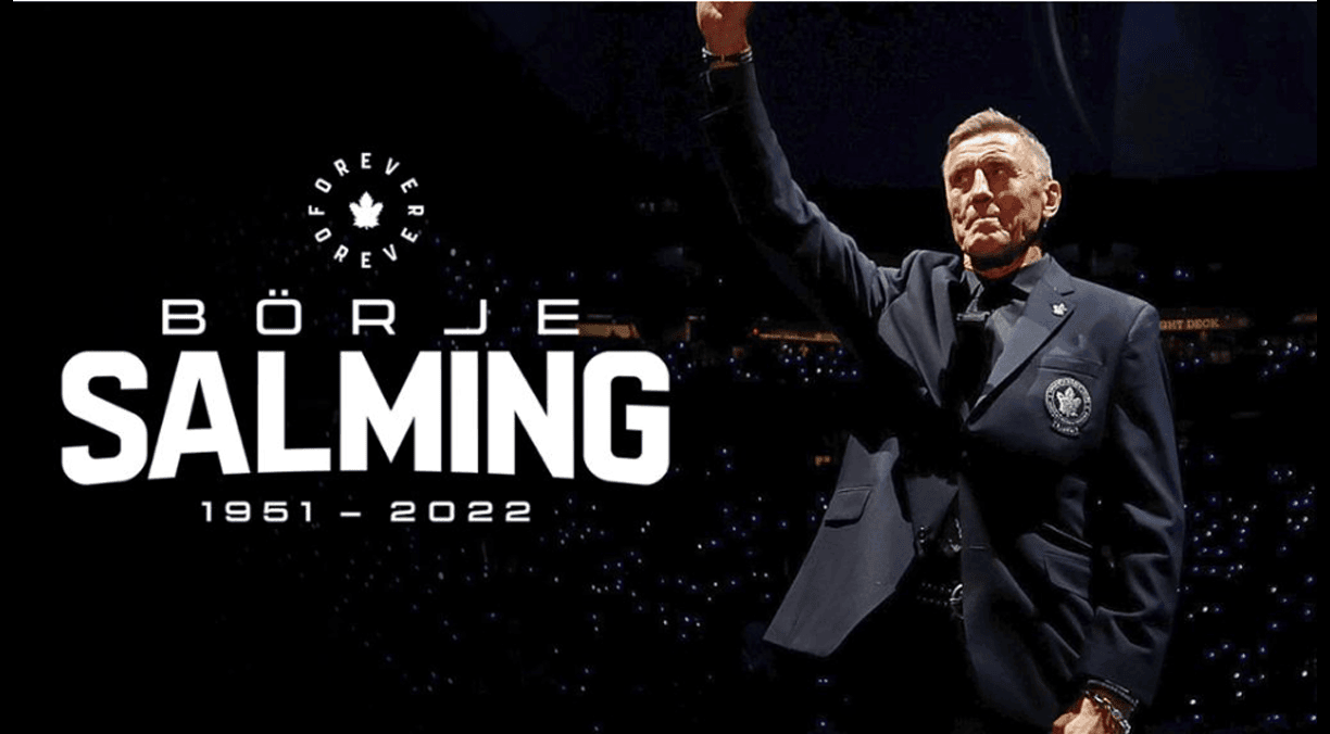 Legendary Toronto Maple Leafs Hall-of-Famer Börje Salming has died
