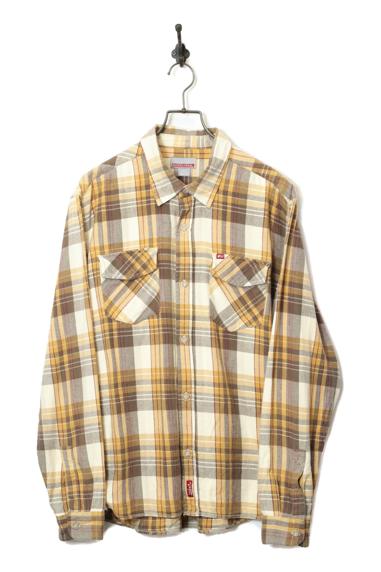 USED QUIKSILVER CHECK SHIRT/M