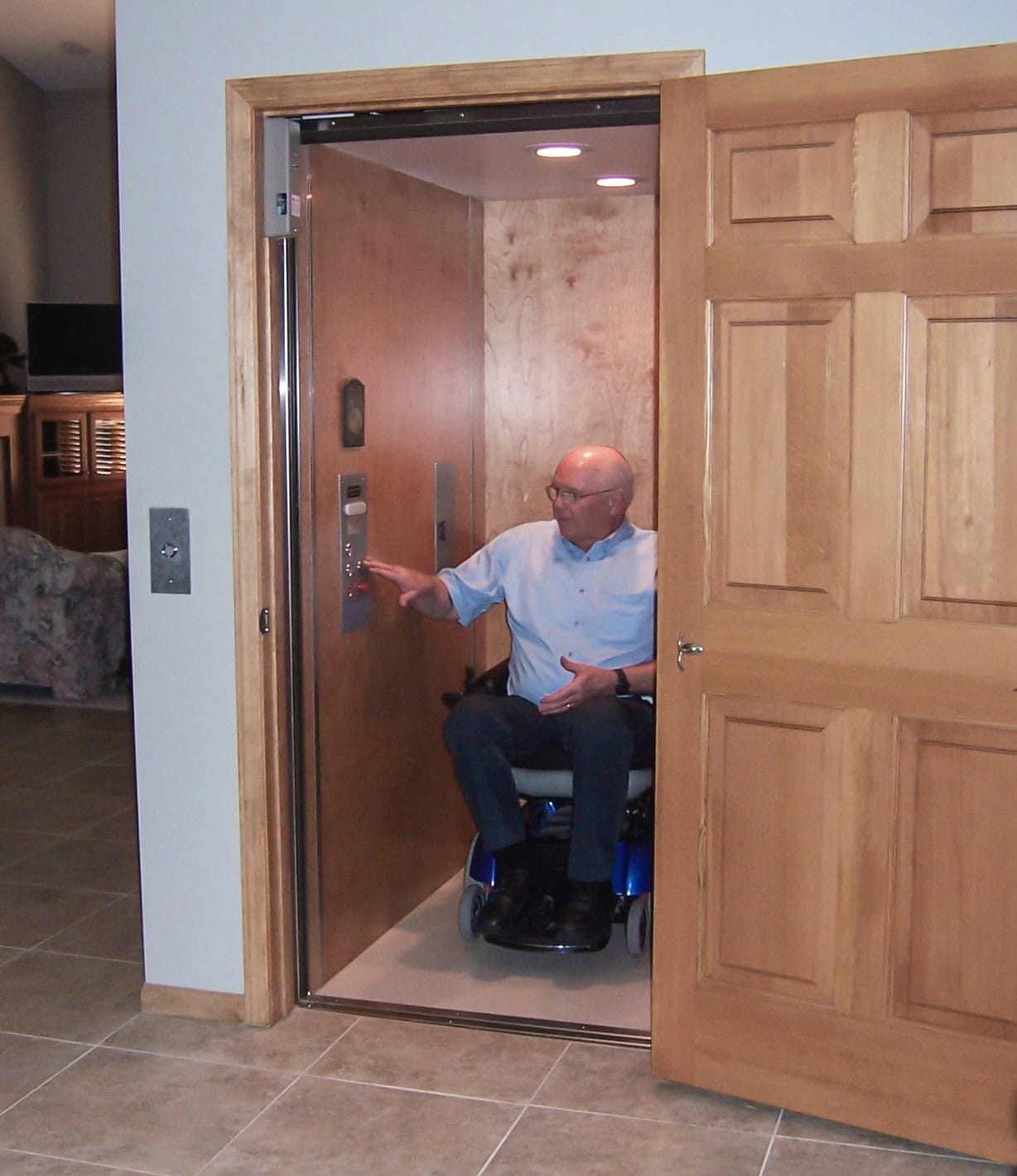 Home elevator1 Home Elevator Additions, Accessible Elevator