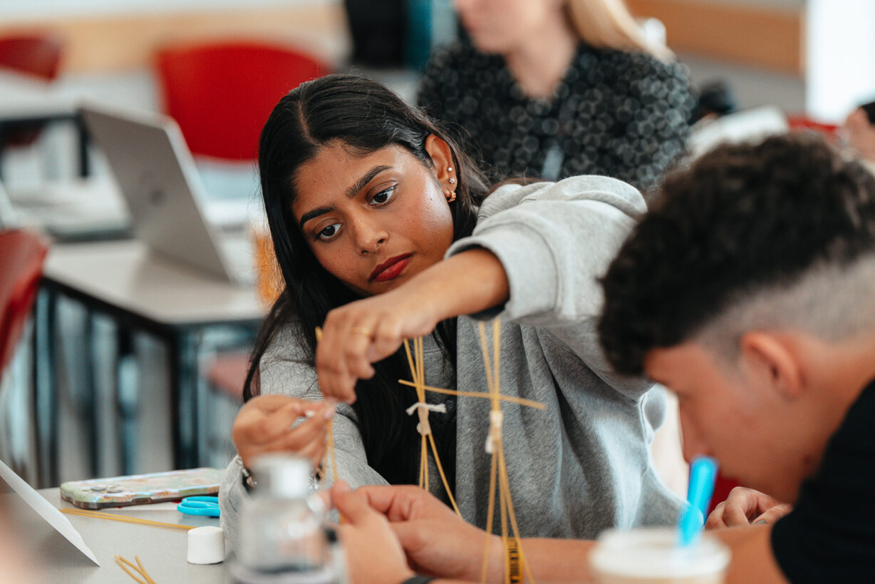 ABC participants finding solutions to the tasks given by Professor Peter Forint