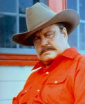 Jackie Gleason as The Bandit in a still from the first (and still never publicly released) version of the third movie in the Smokey and the Bandit Cinematic Universe.