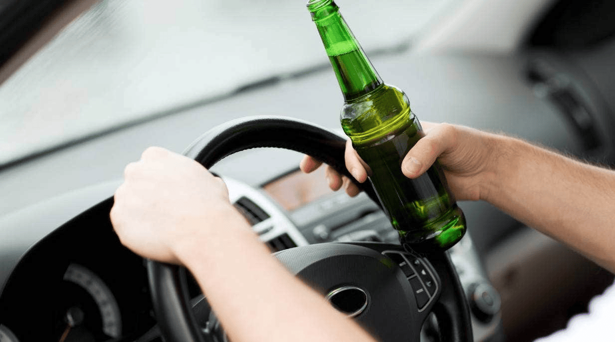 Drinking at the wheel