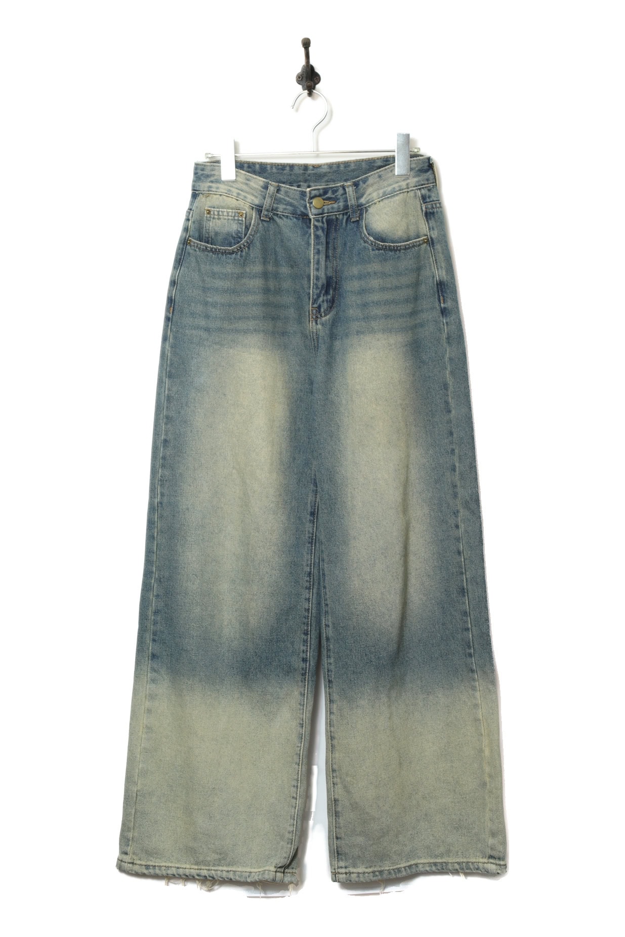VINTAGE WIDE DENIM PANTS/W70