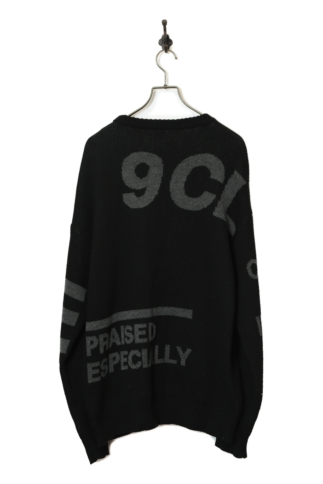 VINTAGE JAQUARD KNITTED SWEATER/XL - 画像 (5)