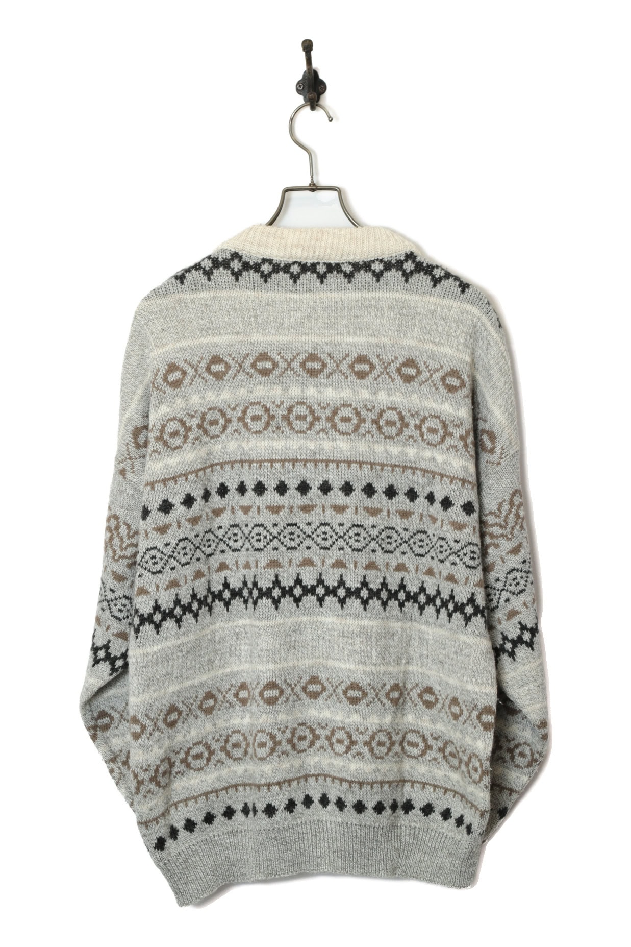 VINTAGE KNITTED SWEATER/L - 画像 (8)