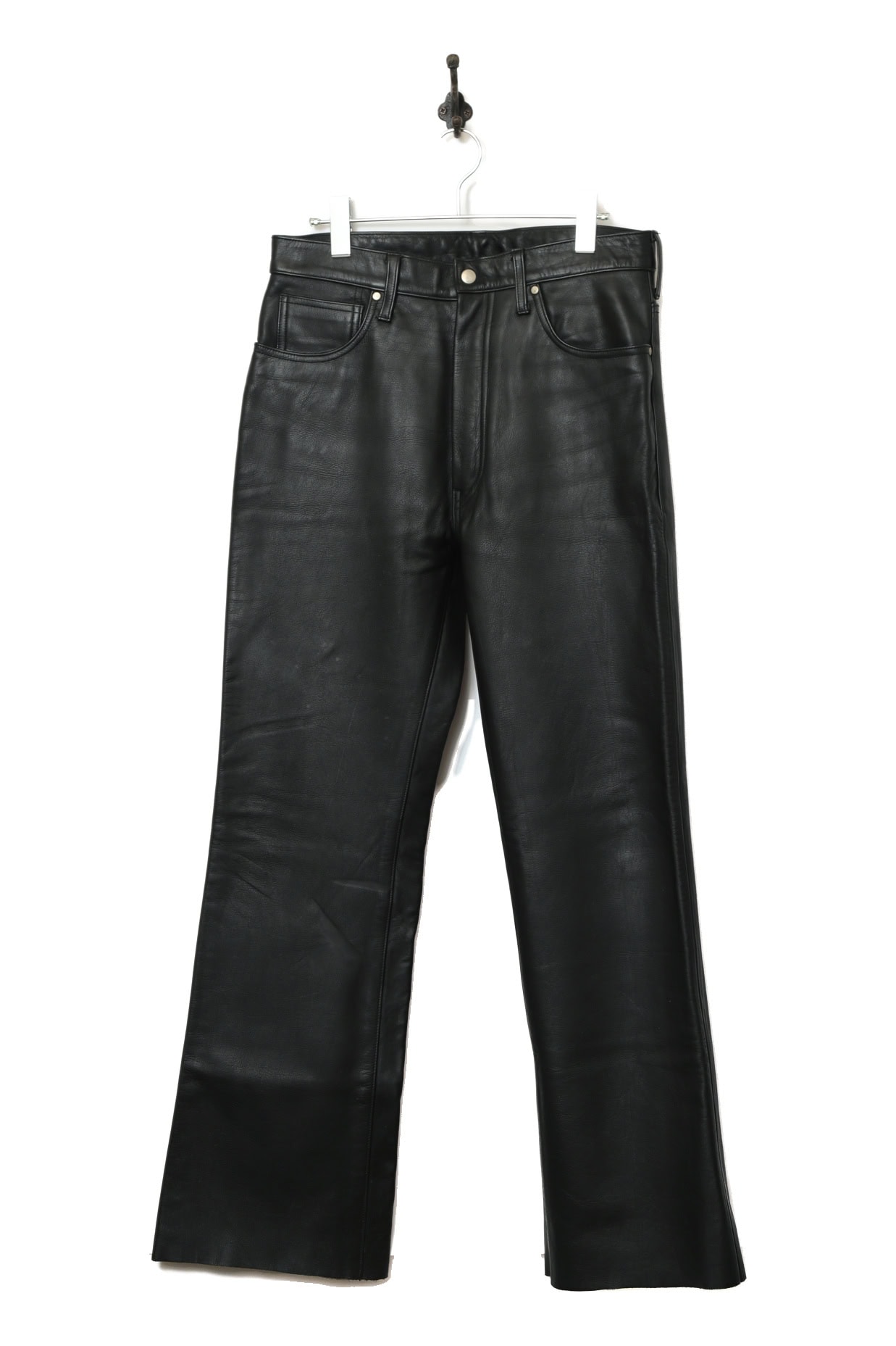 VINTAGE FLARE LEATHER PANTS/W78