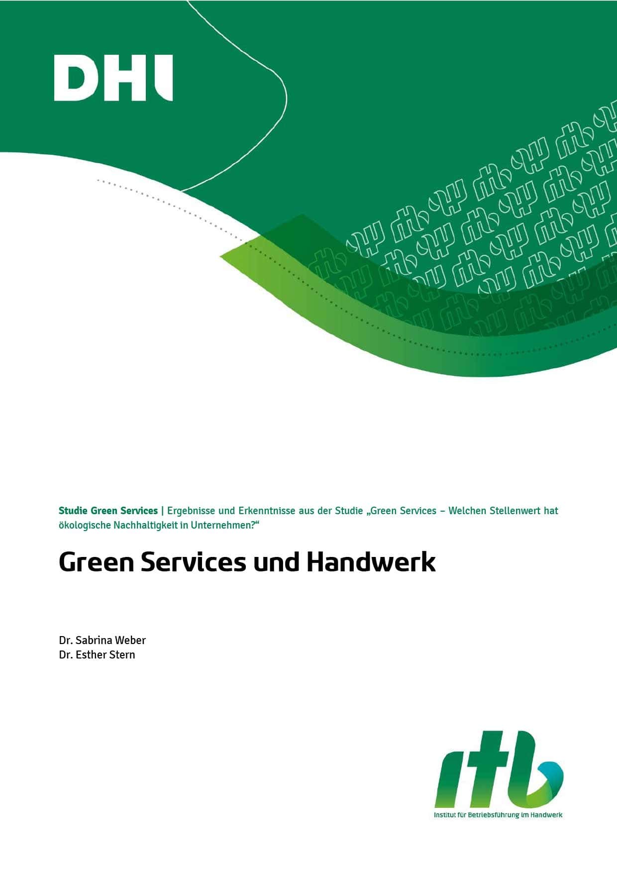 DHI Karlsruhe Messe 2023 Messebild von der itb Karlsruhe mit Fokus auf nachhaltige Green Services.