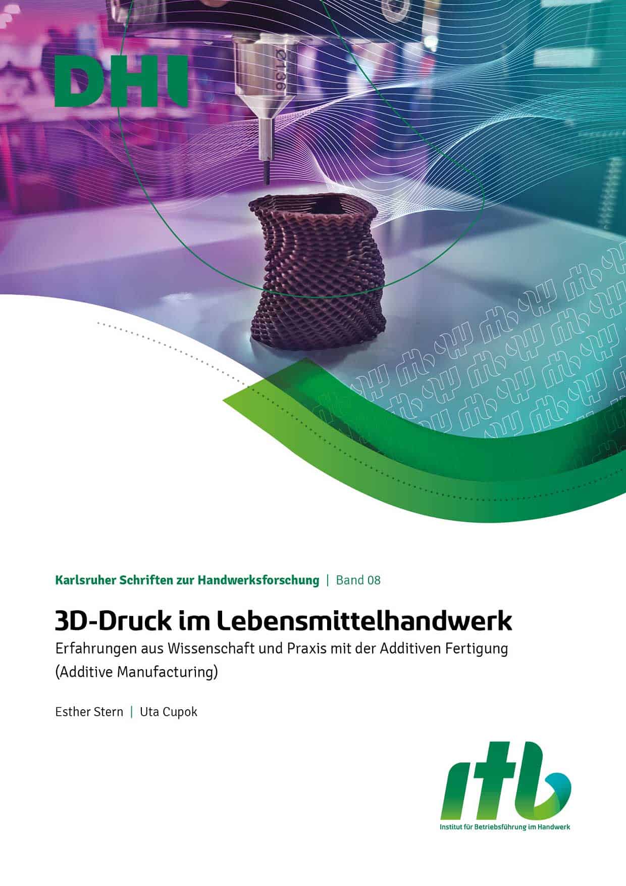 3D-Druck im Lebensmittelhandwerk 3D-Drucker bei Lebensmittelhandwerksmesse in Karlsruhe, innovative additive Fertigungstechnologie.
