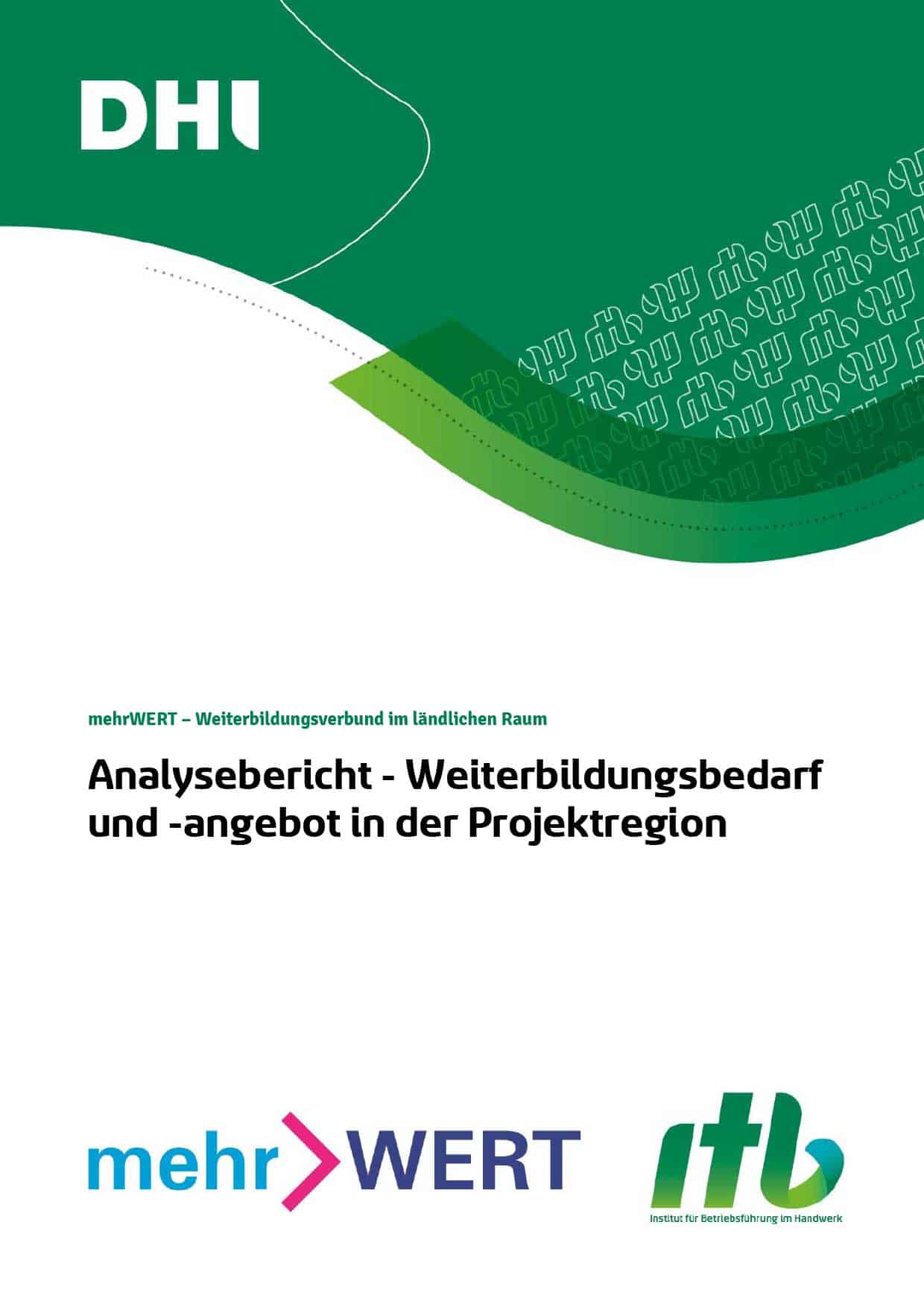 DHI Karlsruhe Weiterbildungsbericht 2023, Analyse des Weiterbildungsbedarfs in der Projektregion.