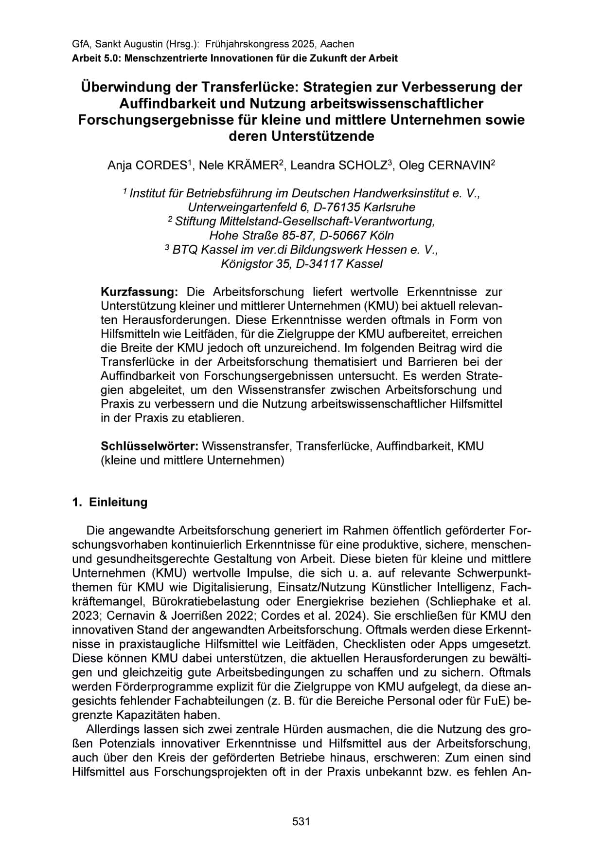 Entdecken Sie die neuesten Forschungsergebnisse zur Verbesserung der Arbeitsproduktivität und -siche.