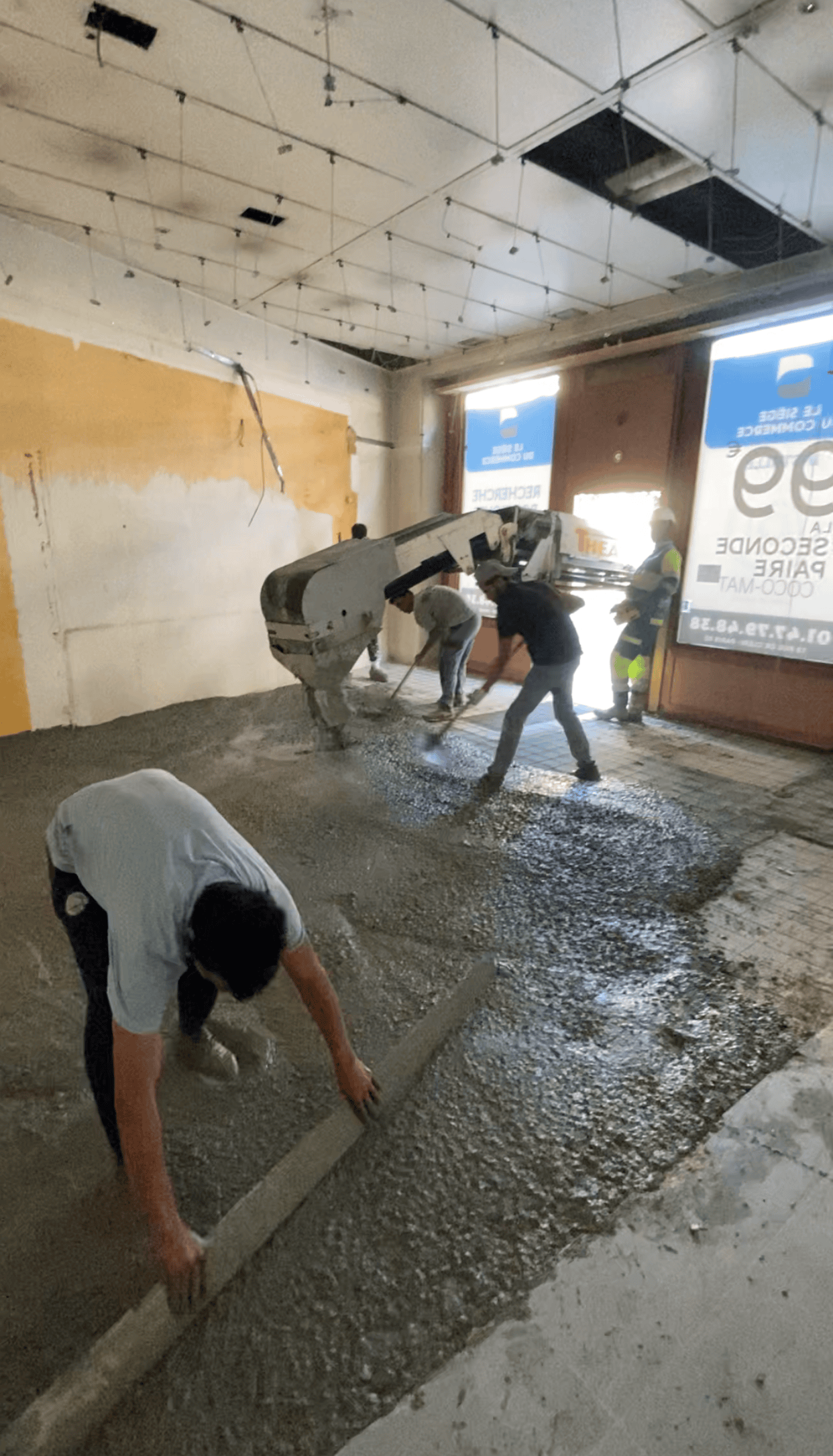 Rénovation boutique literie