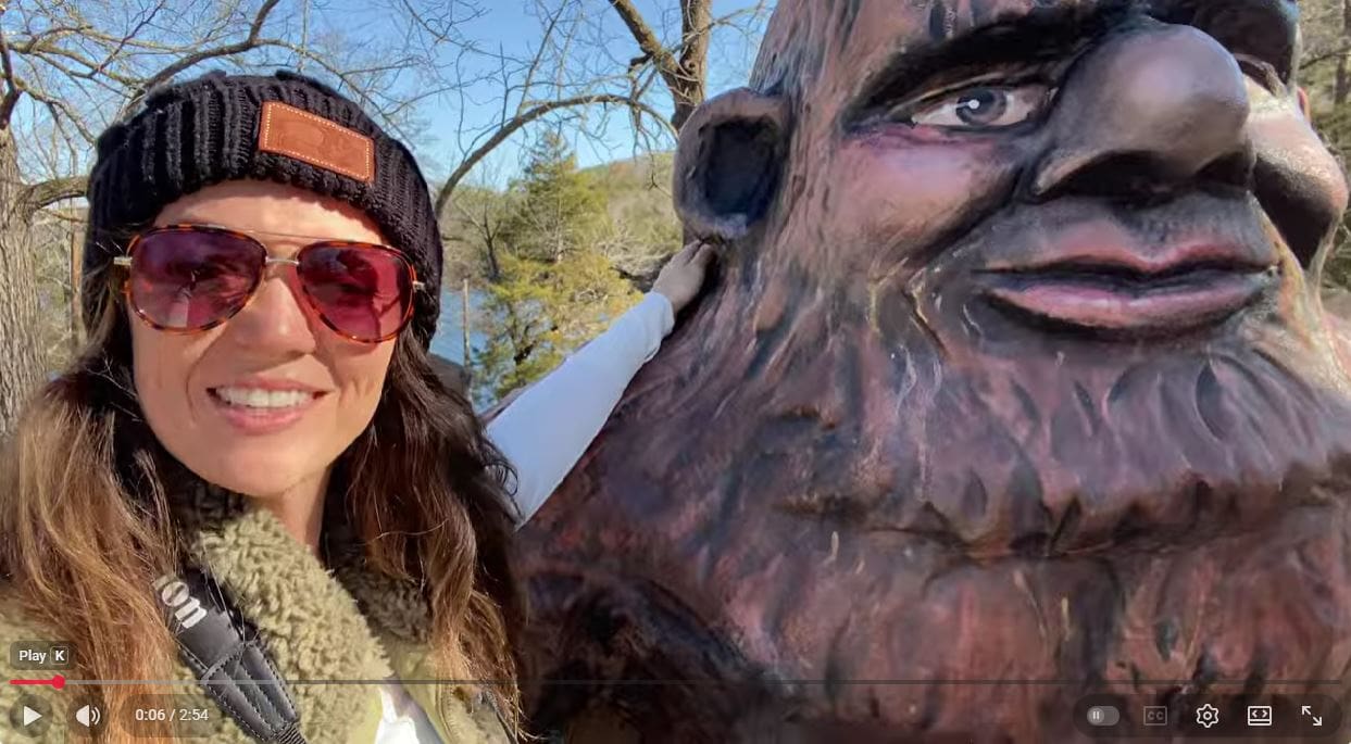 Hiking near Lake Leatherwood in Eureka Springs