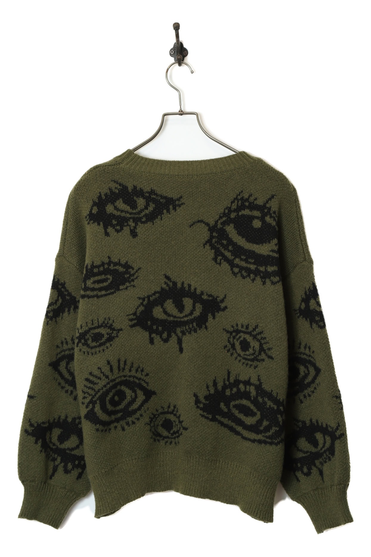 VINTAGE JAQUARD KNITTED SWEATER/L - 画像 (7)