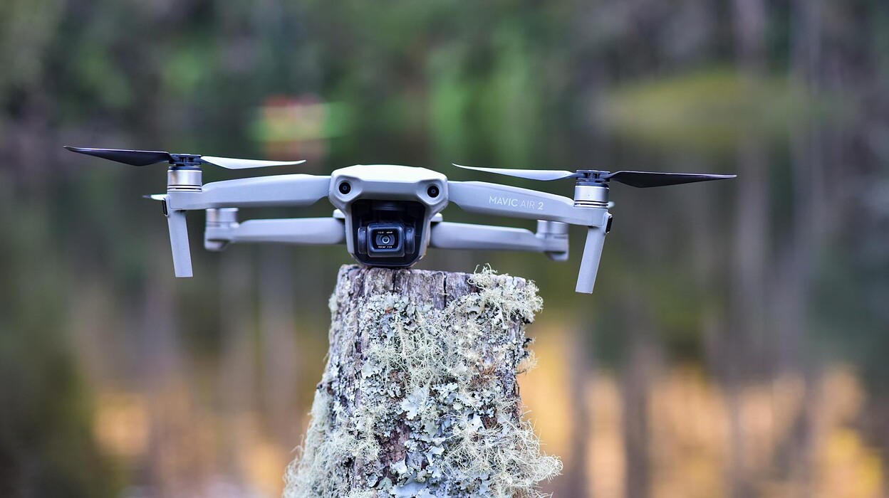 close up of drone