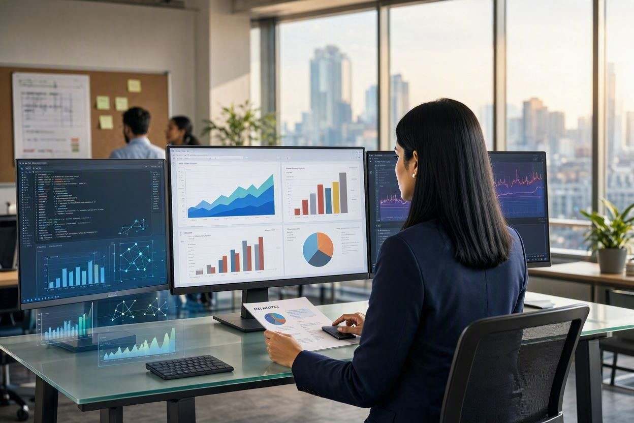 AI data analysis software for analyzing business data, generating insights, and creating reports
