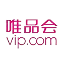 VIP.com logo, a major e-commerce warehousing partner utilizing ABX sectional doors.