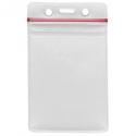 Resealable All-Weather Resistant Badge Holder - Vertical 
