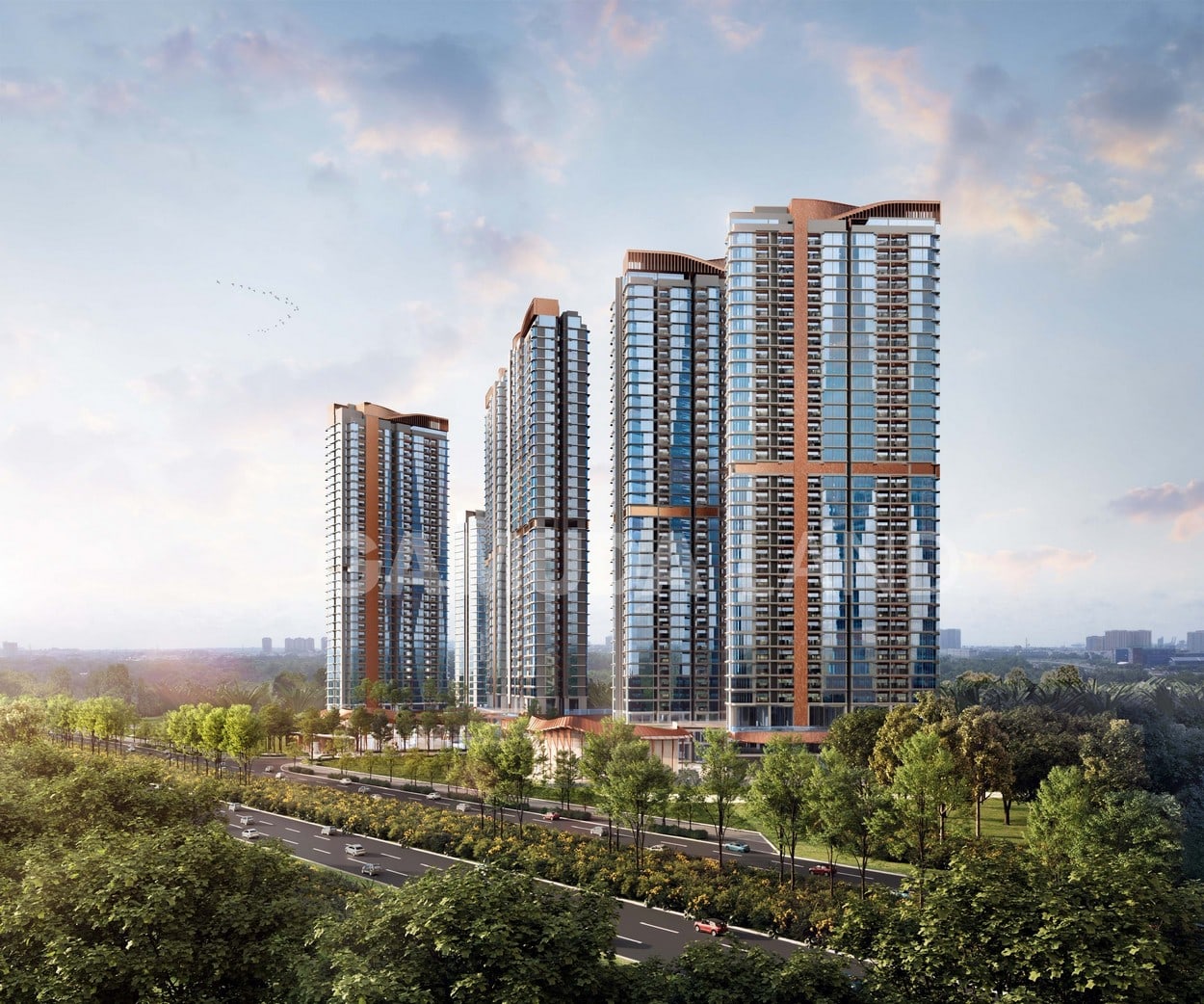 Phối cảnh dự án Eaton Park Gamuda Land