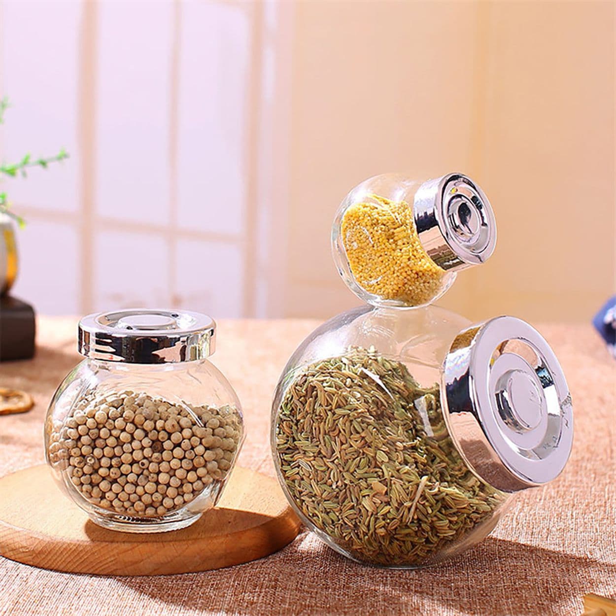 Tilted Glass Jar Wholesale | 150ml 1 150ml Tilted Glass Jar Wholesale