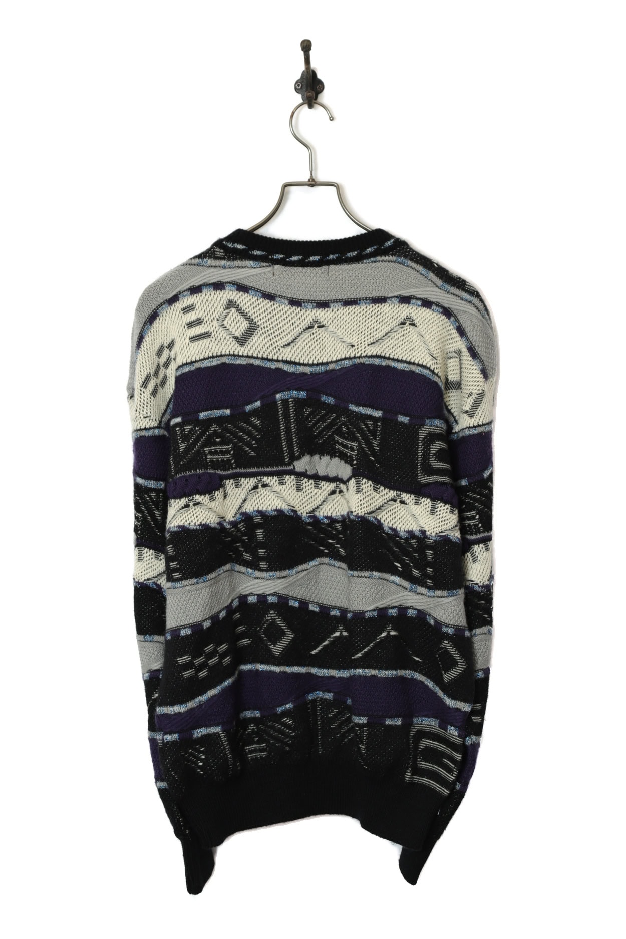 VINTAGE KNITTED SWEATER/L - 画像 (8)
