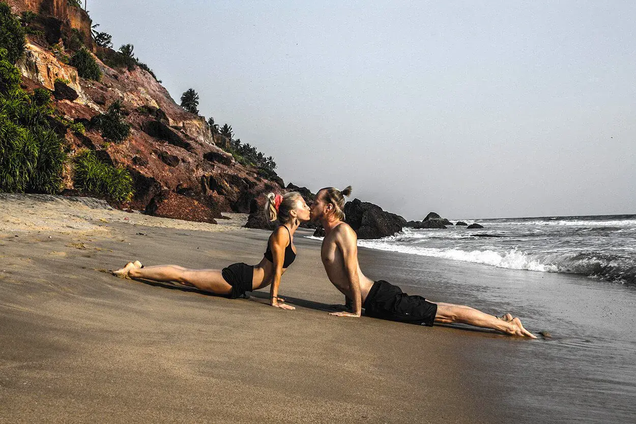 Make this Valentine's day special with couples yoga