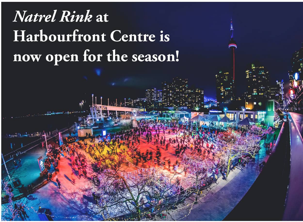 Toronto’s Harbourfront skating rink is officially open for the season