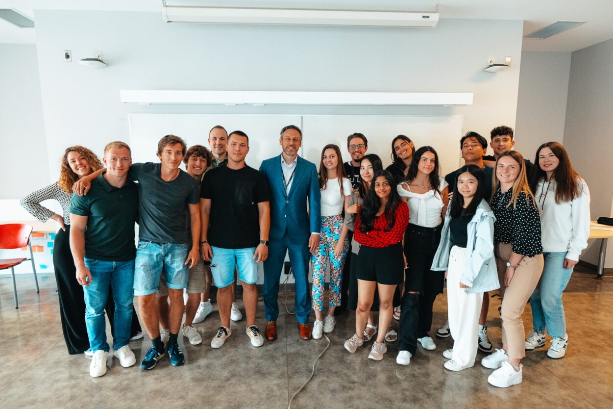 A group picture of ABC Toronto 2023 participant and a guest speaker - Matt Hawksley.