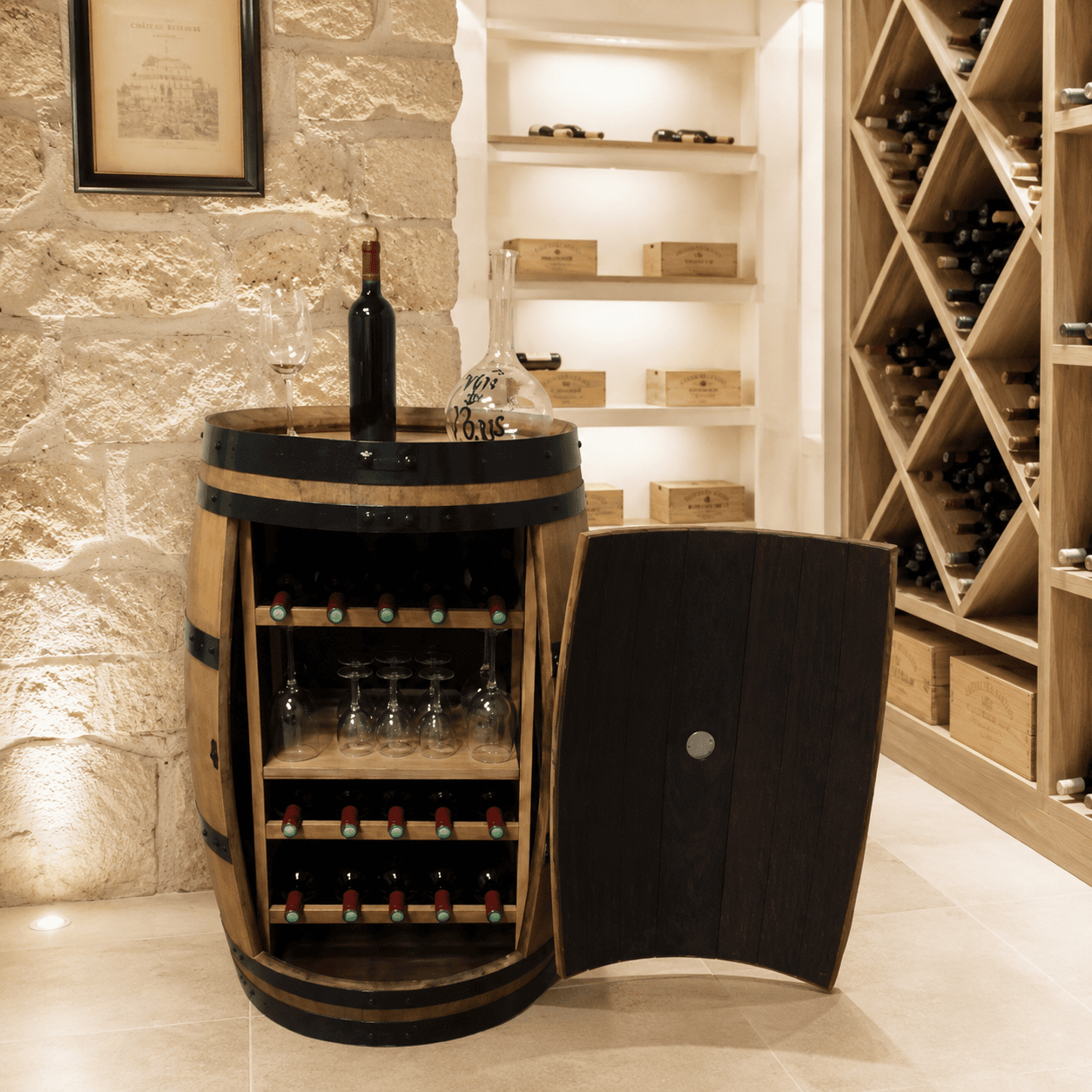 tonneau cave a vin