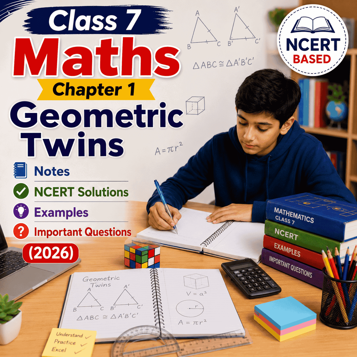 Class 7 Maths Chapter 1 Geometric Twins Notes, NCERT Solutions, Examples & Important Questions 2026 Image