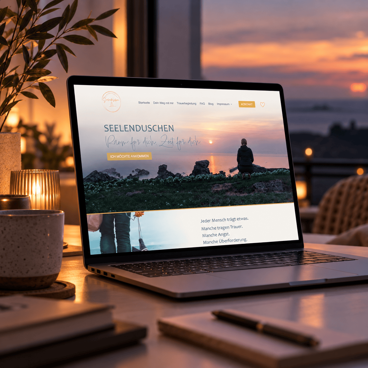 Mediterranes Seelenduschen am Abend