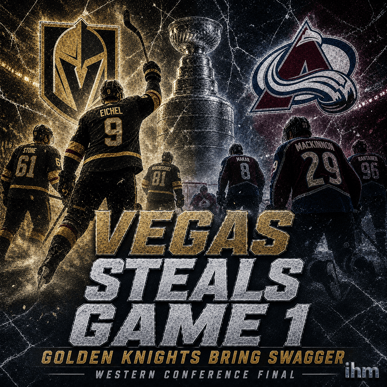 Golden Knights pripeljali Swaggerja v finale zahoda | IHM